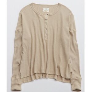 Aerie waffle knit henley